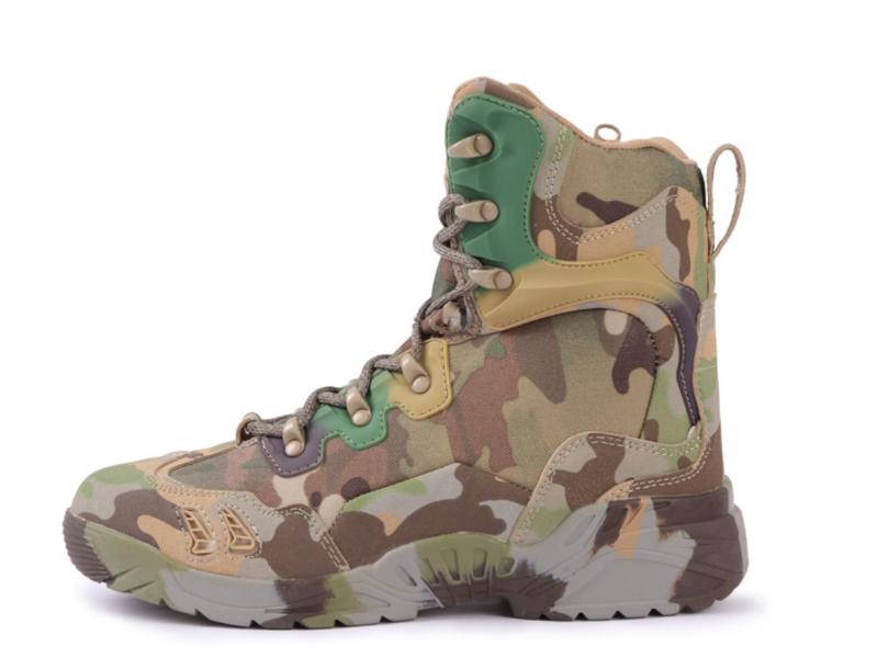 High Quality Camouflage High Top Men′ S Tactical Shock-Absorbing Military Boots